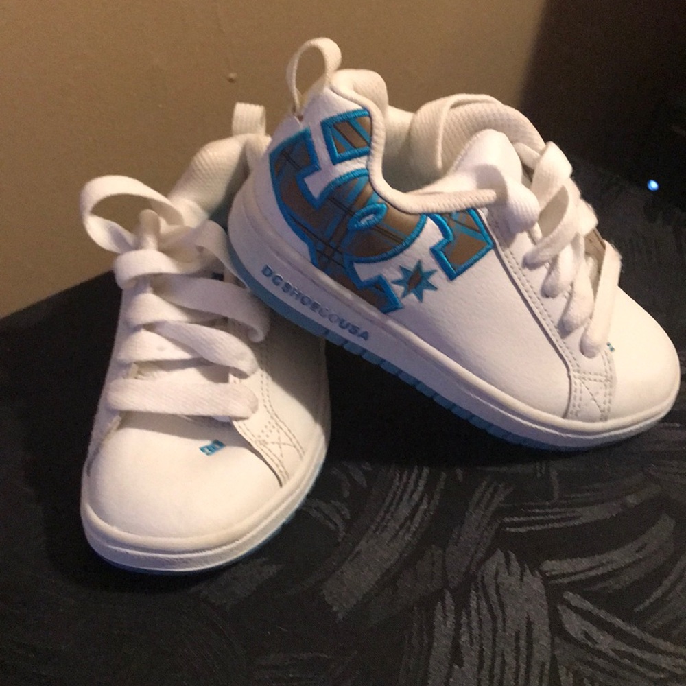 Kids size 12K sneakers. New DC Sneakers
